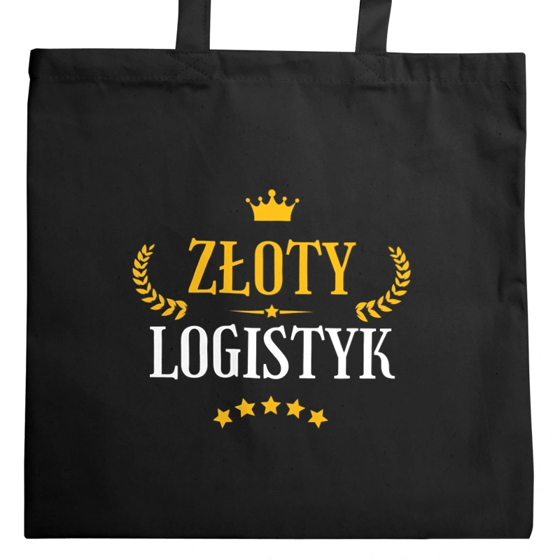 Złoty logistyk - Torba Na Zakupy Czarna