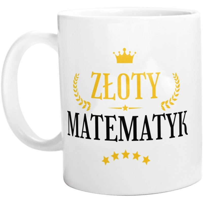 Złoty matematyk - Kubek Biały