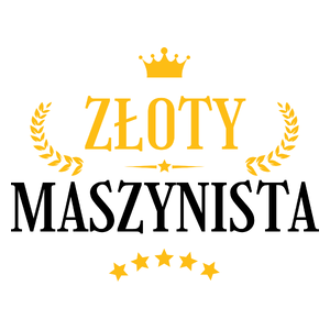 Złoty Maszynista - Kubek Biały