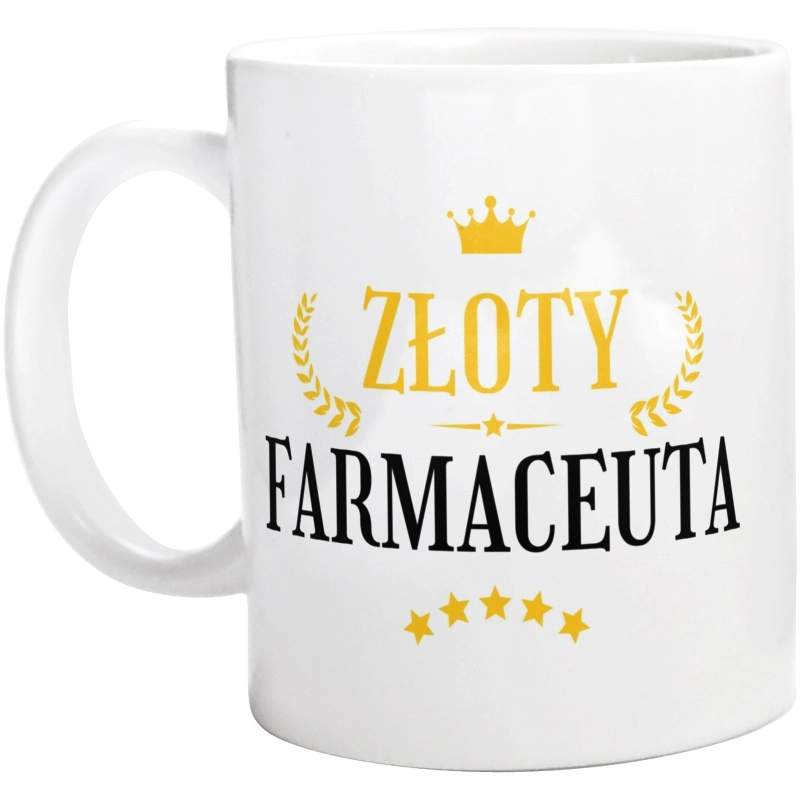 Złoty Farmaceuta - Kubek Biały