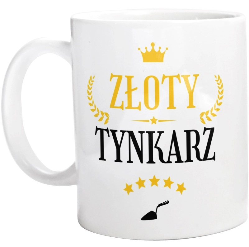 Złoty Tynkarz - Kubek Biały