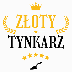 Złoty Tynkarz - Poduszka Biała