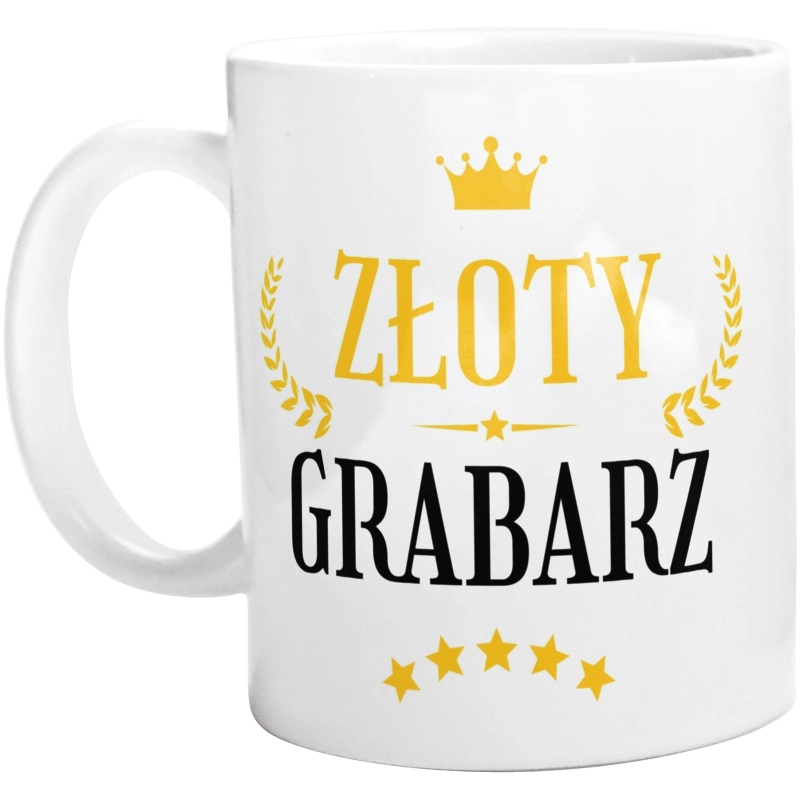 Złoty Grabarz - Kubek Biały