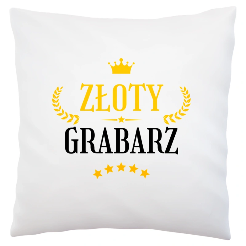 Złoty Grabarz - Poduszka Biała