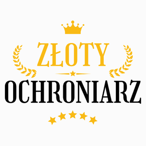 Złoty Ochroniarz - Poduszka Biała