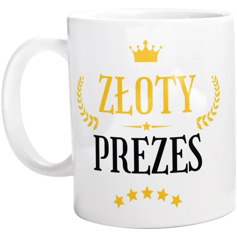 Złoty Prezes - Kubek Biały