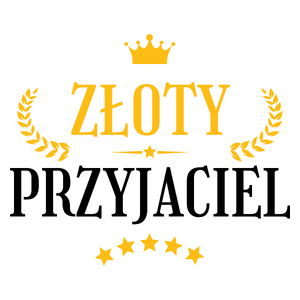 Złoty Przyjaciel - Kubek Biały