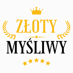 Złoty Myśliwy - Poduszka Biała