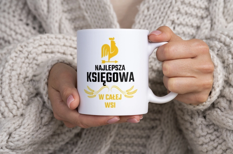 Najlepsza Księgowa W Całej Wsi - Kubek Biały