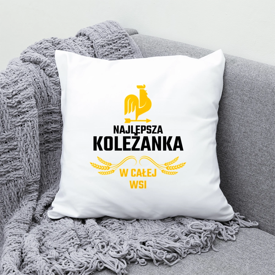 Najlepsza Koleżanka W Całej Wsi - Poduszka Biała