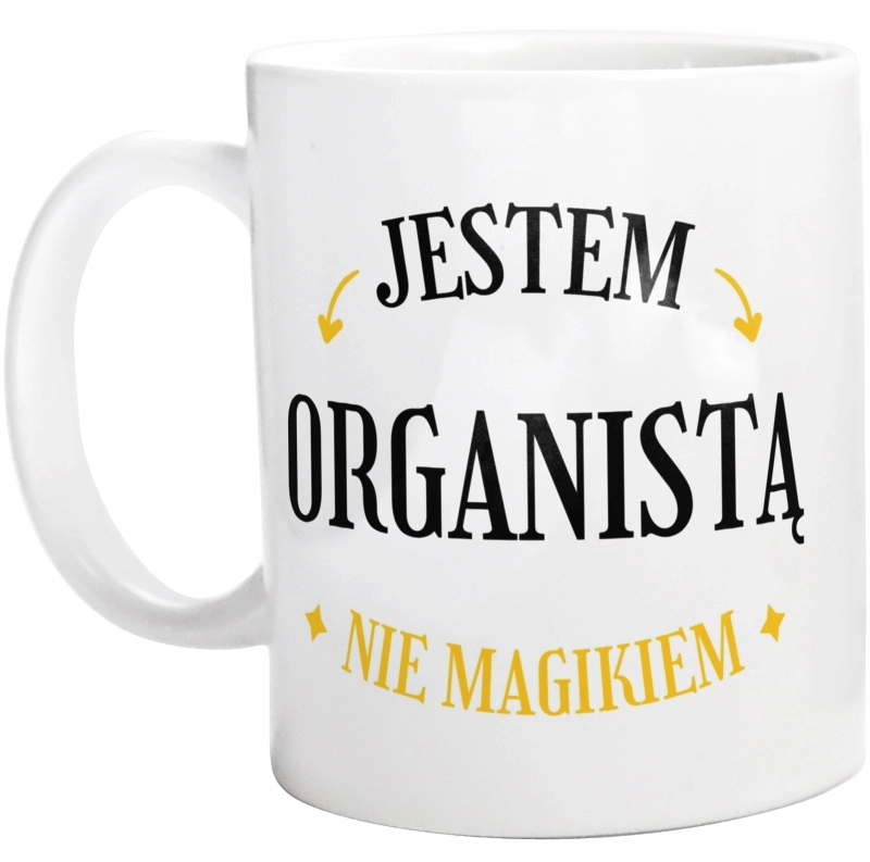 Jestem Organistą Nie Magikiem - Kubek Biały