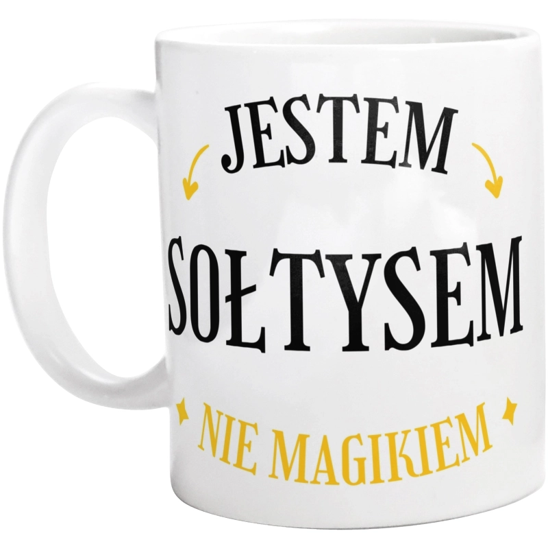 Jestem Sołtysem Nie Magikiem - Kubek Biały