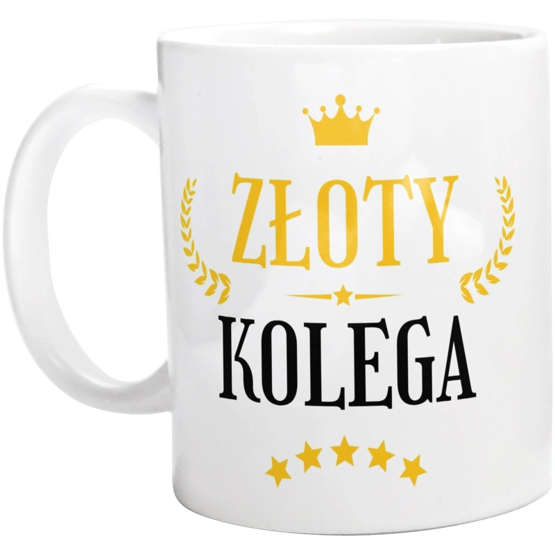 Złoty Kolega - Kubek Biały