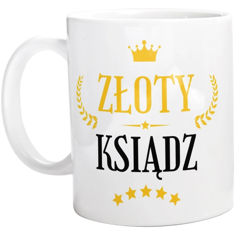 Złoty Ksiądz - Kubek Biały