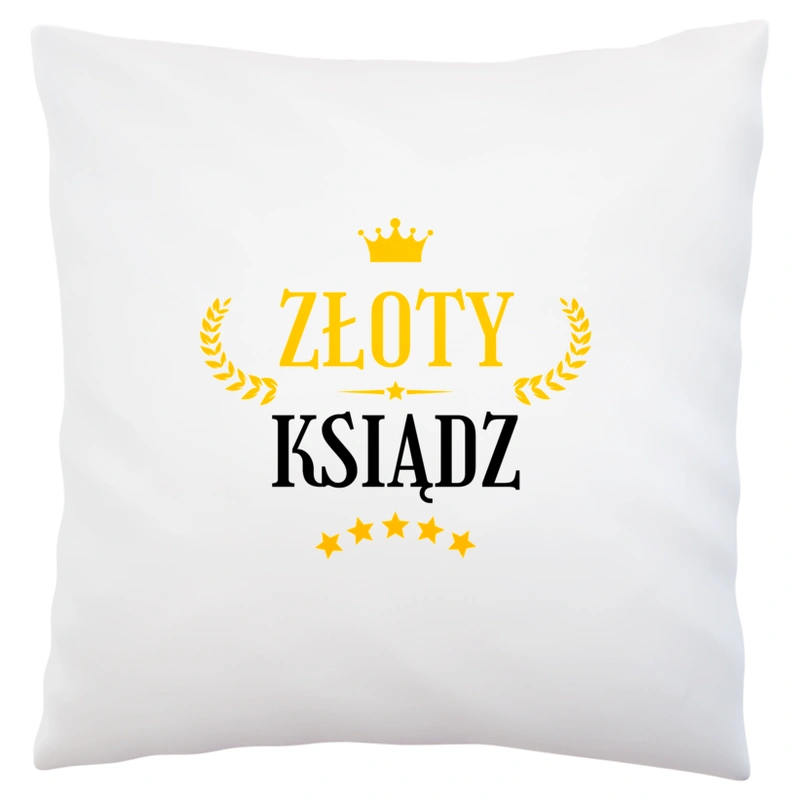 Złoty Ksiądz - Poduszka Biała