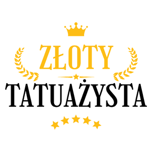 Złoty Tatuażysta - Kubek Biały