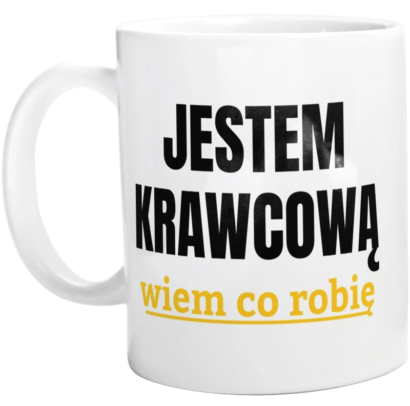 Jestem Krawcową Wiem Co Robię - Kubek Biały