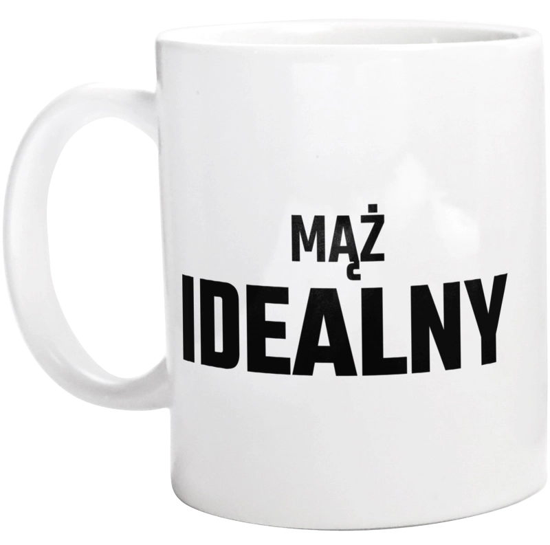 Mąż Idealny - Kubek Biały