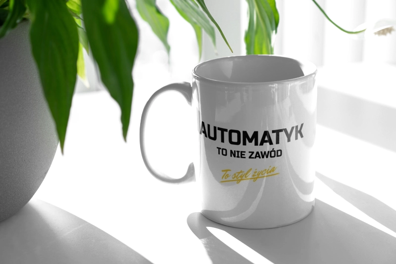 Automatyk To Nie Zawód - To Styl Życia - Kubek Biały