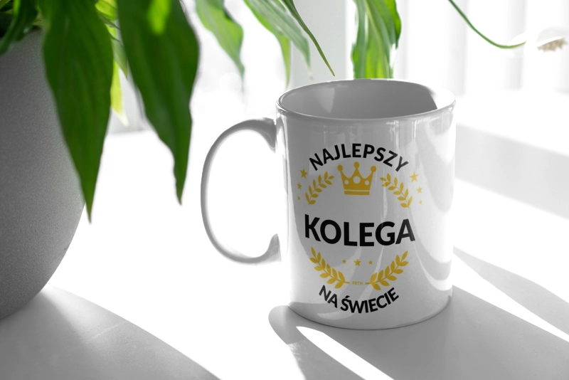 Najlepszy Kolega Na Świecie - Kubek Biały