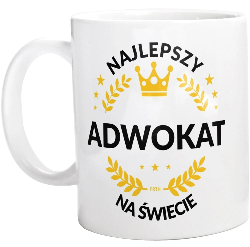 Najlepszy Adwokat Na Świecie - Kubek Biały