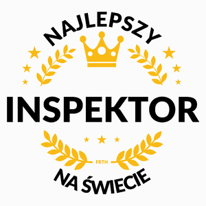 Najlepszy Inspektor Na Świecie - Poduszka Biała