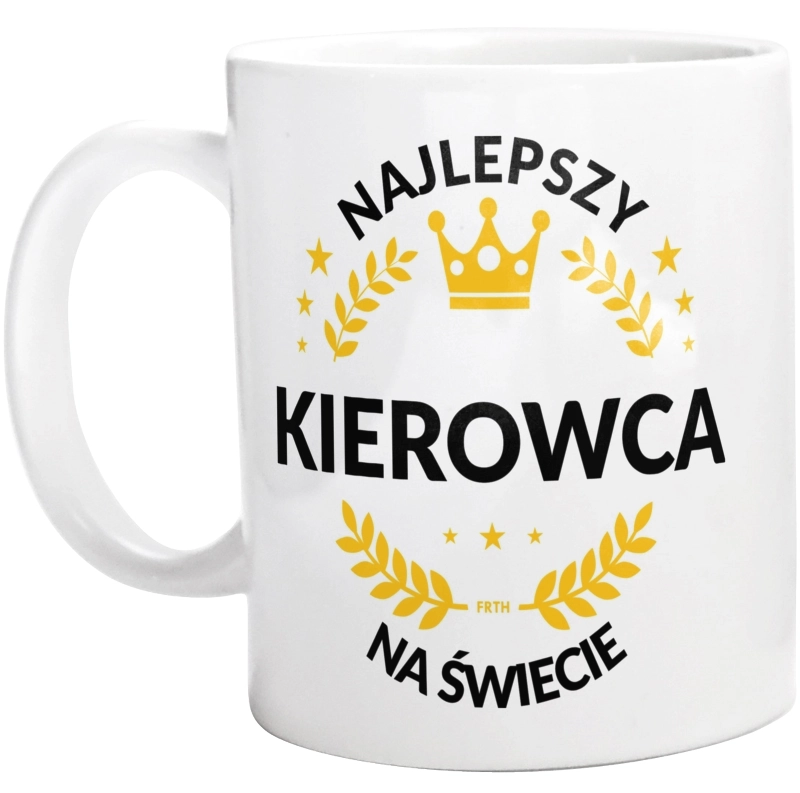 Najlepszy Kierowca Na Świecie - Kubek Biały