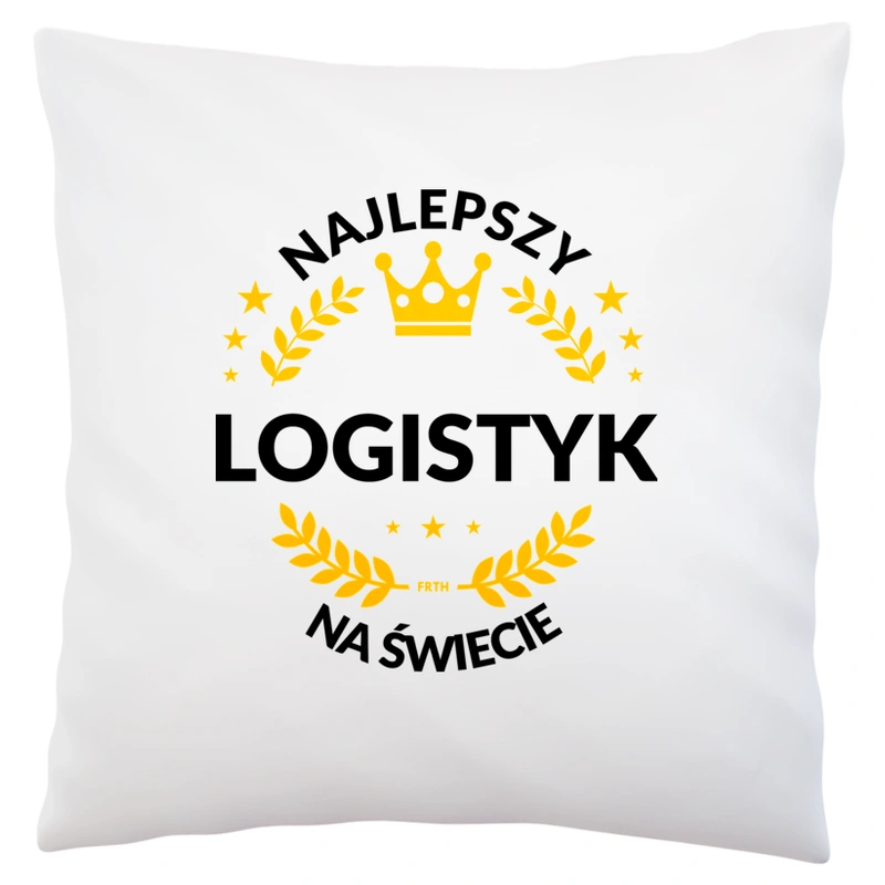 Najlepszy Logistyk Na Świecie - Poduszka Biała