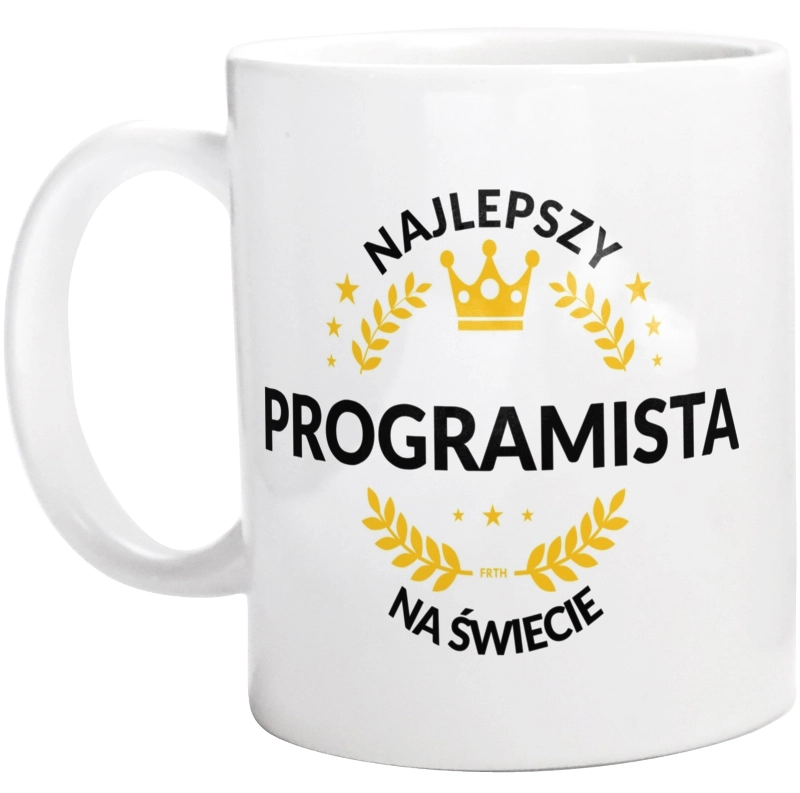 Najlepszy Programista Na Świecie - Kubek Biały