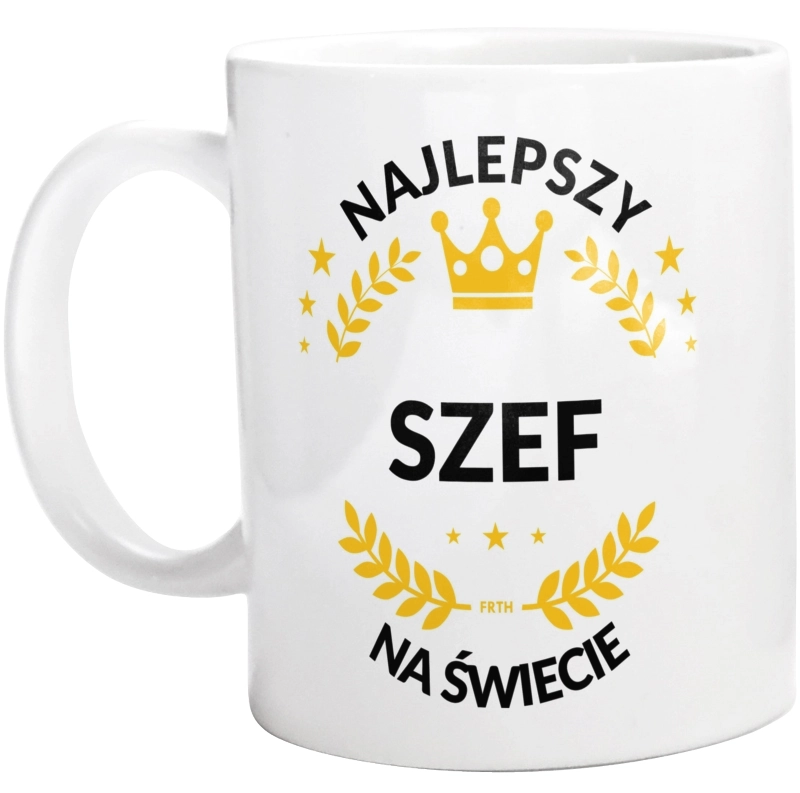 Najlepszy Szef Na Świecie - Kubek Biały