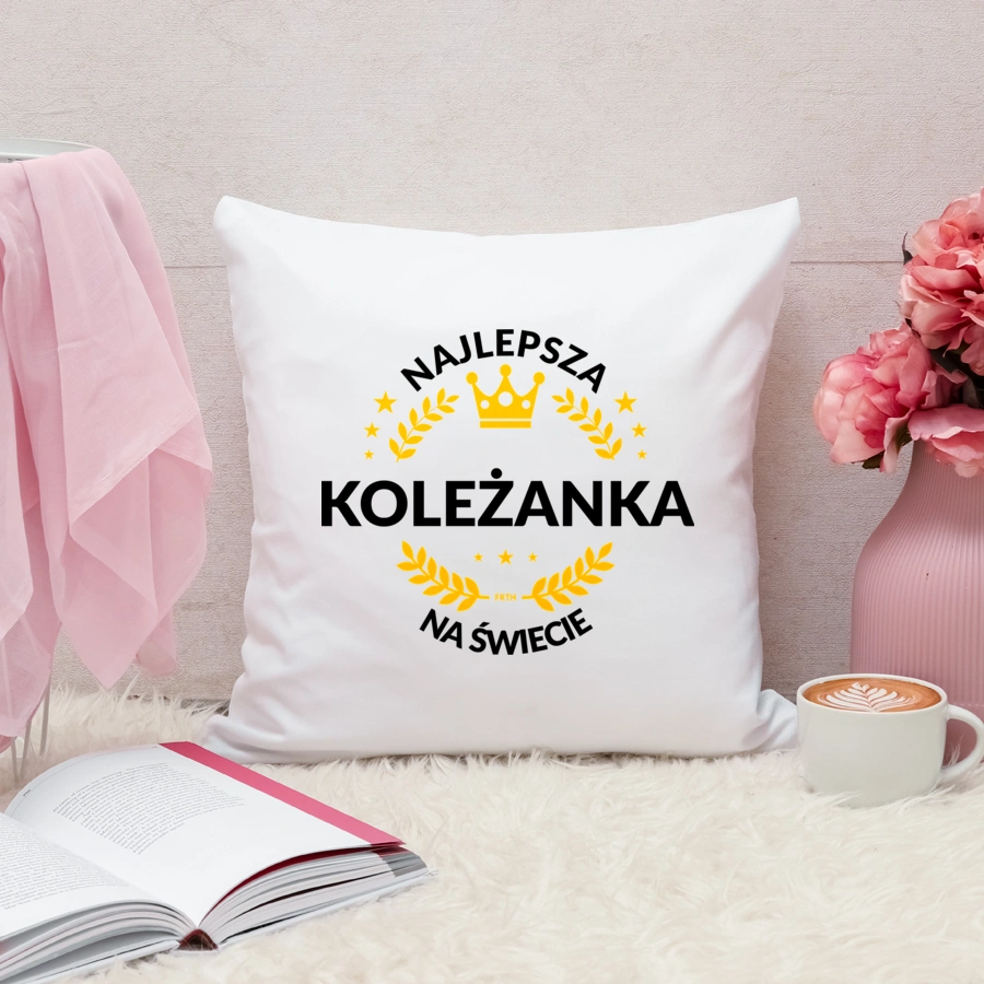 najlepsza koleżanka na świecie - Poduszka Biała