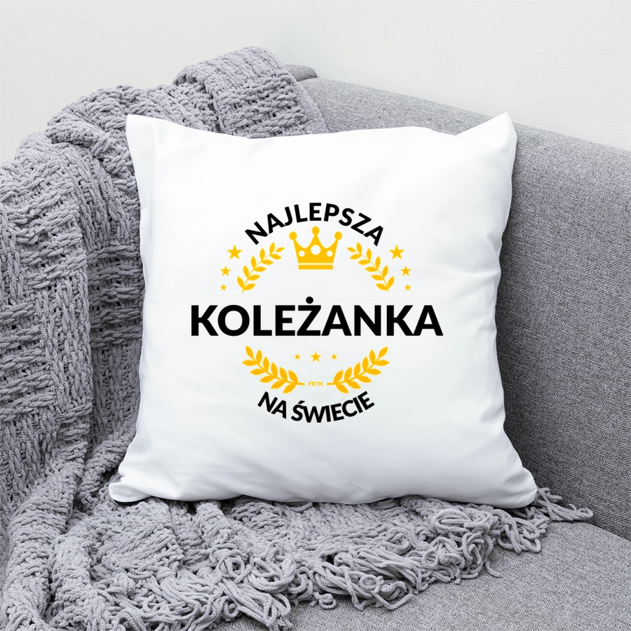 najlepsza koleżanka na świecie - Poduszka Biała
