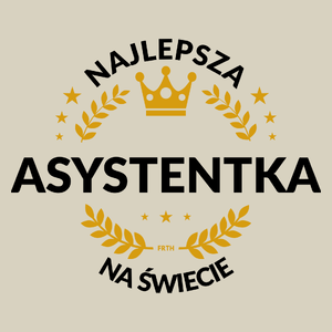 najlepsza asystentka na świecie - Torba Na Zakupy Natural