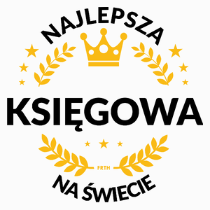 najlepsza księgowa na świecie - Poduszka Biała