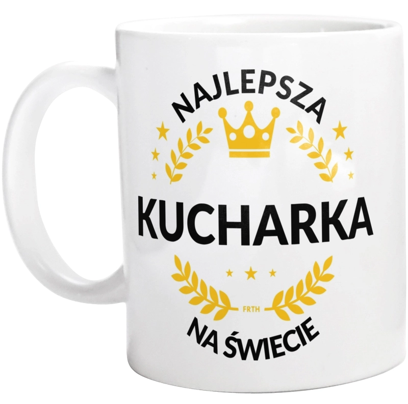 najlepsza kucharka na świecie - Kubek Biały