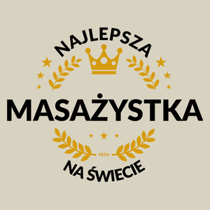 najlepsza masażystka na świecie - Torba Na Zakupy Natural