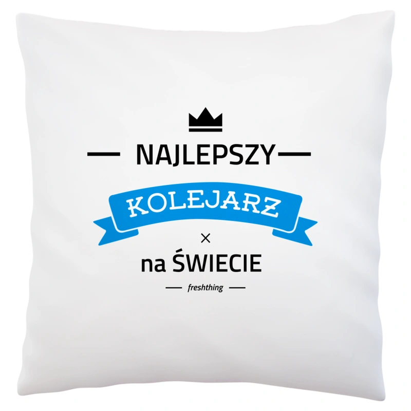 Najlepszy Kolejarz Na Świecie - Poduszka Biała