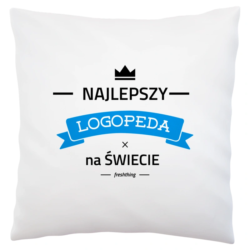 Najlepszy Logopeda Na Świecie - Poduszka Biała