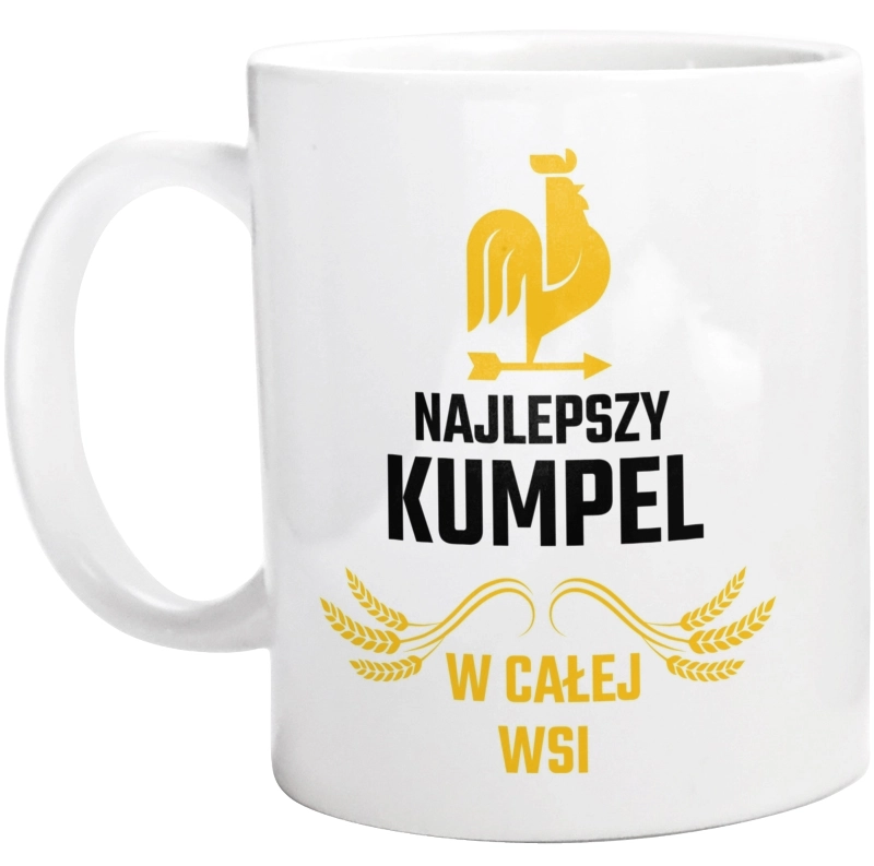 Najlepszy kumpel w całej wsi - Kubek Biały