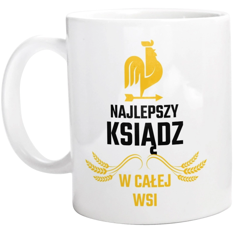 Najlepszy Ksiądz W Całej Wsi - Kubek Biały