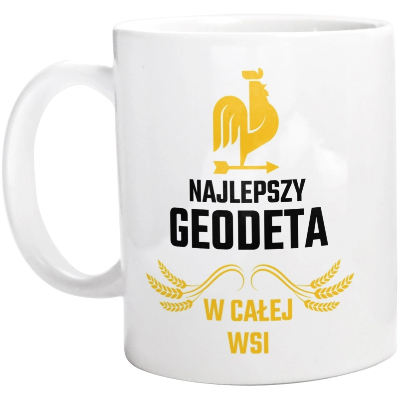 Najlepszy geodeta w całej wsi - Kubek Biały