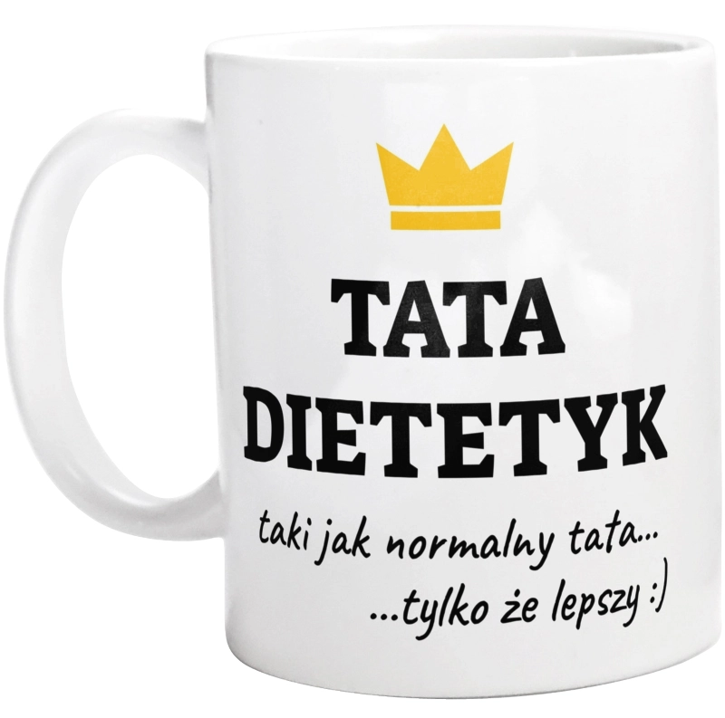 Tata Dietetyk Lepszy - Kubek Biały