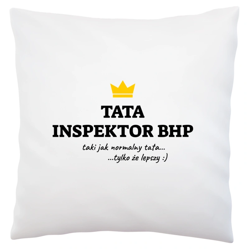 Tata Inspektor Bhp Lepszy - Poduszka Biała