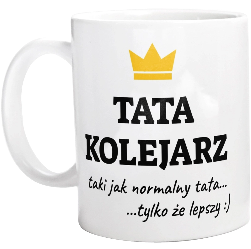 Tata Kolejarz Lepszy - Kubek Biały