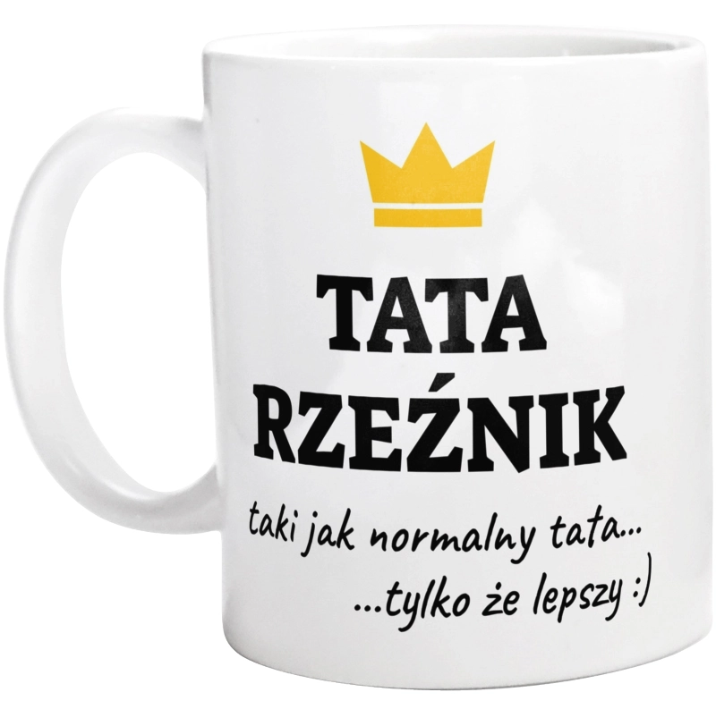 Tata Rzeźnik Lepszy - Kubek Biały