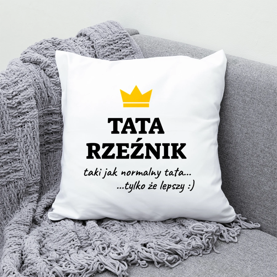 Tata Rzeźnik Lepszy - Poduszka Biała