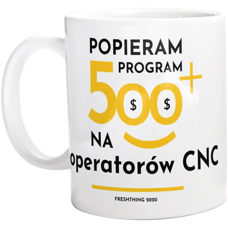 Program 500 Plus Na Operatorów Cnc - Kubek Biały