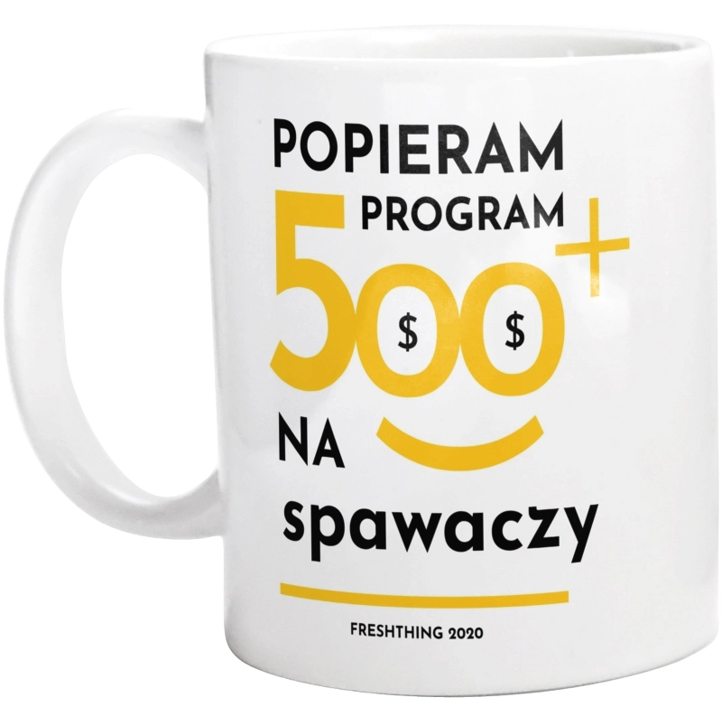 Program 500 Plus Na Spawaczy - Kubek Biały