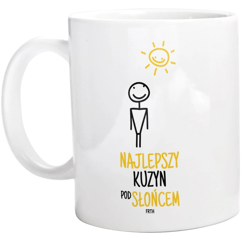 Najlepszy kuzyn pod słońcem - Kubek Biały