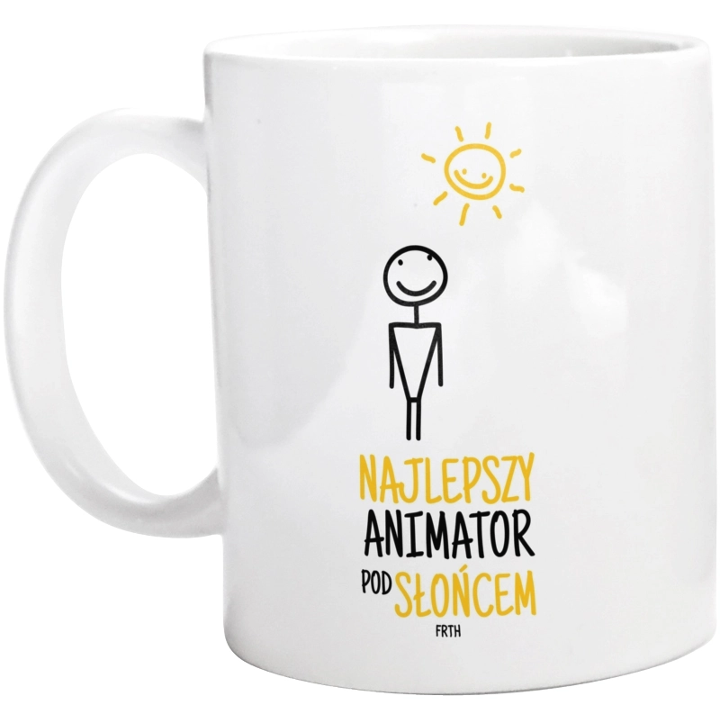 Najlepszy animator pod słońcem - Kubek Biały